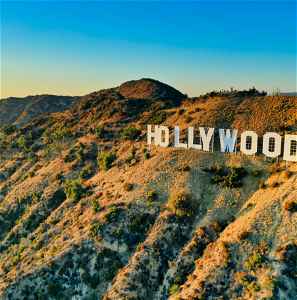 Hollywood Sign at sunset, California, United States of America